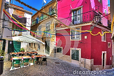 Lisbon colors Stock Photo