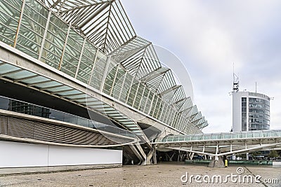 Lisbon Oriente Station Editorial Stock Photo