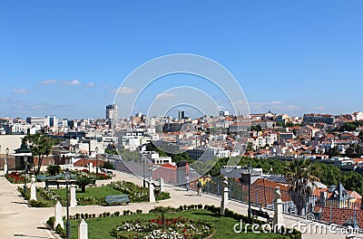 Lisbon Panorama, Capital City, Portugal Editorial Stock Photo