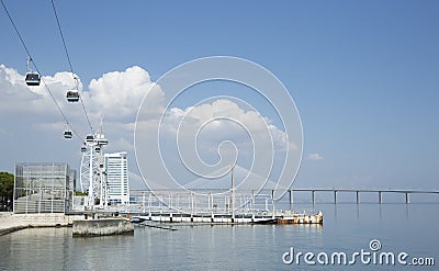 Lisbon Parque das Nacoes, Park of Nations, Lisbon Expo 98 Portugal Stock Photo