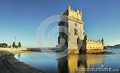 Belem Tower, Lisbon, Portugal Editorial Stock Photo