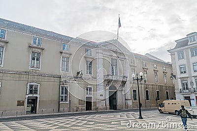 Headquarters of the Lisbon Court of Appeal is a Portuguese superior court Editorial Stock Photo