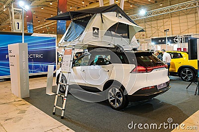Aiways U5 Prime electric car at ECAR SHOW - Hybrid and Electric Motor Show Editorial Stock Photo