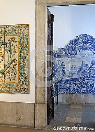 National Azulejo Museum in Lisbon. Editorial Stock Photo