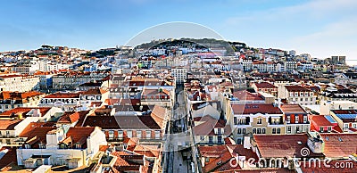 Lisbon skyline Editorial Stock Photo
