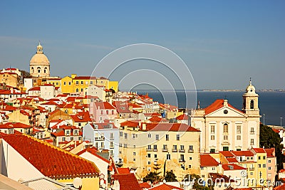 Lisbon skyline, Portugal Stock Photo