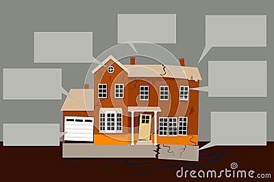 List of home repairs Vector Illustration