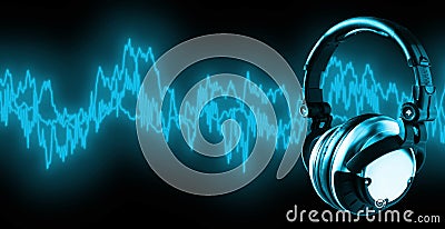 Listen To Music (+clipping path, XXL) Stock Photo
