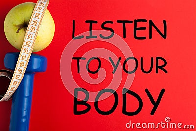 Listen to Your Body Stock Photo