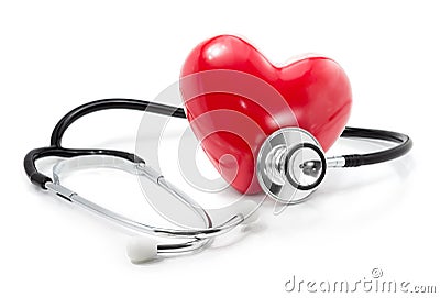 Listen to your heart: health care concept Stock Photo