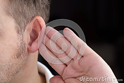 Listening Stock Photo