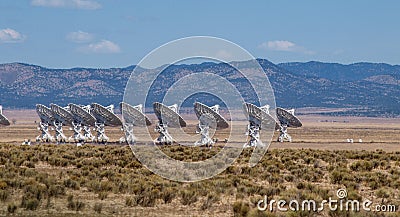 Listening to the Sky at the VLA Stock Photo