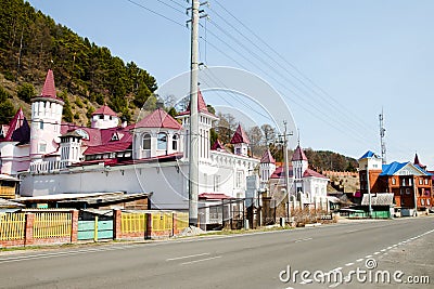 Listvyanka - Lake Baikal - Russia Stock Photo