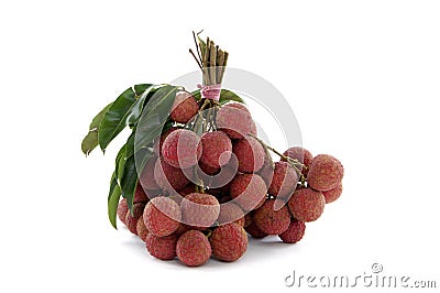 Litchee fruit Stock Photo