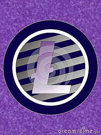 Litecoin logo Stock Photo