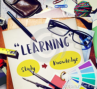 Literacy Skills School Wisdom Concept Stock Photo