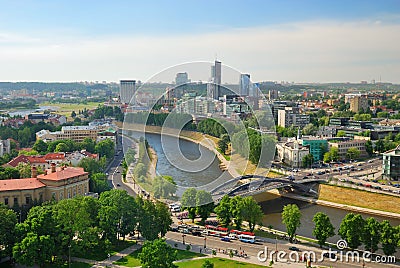 Lithuania. City of Vilnius. City skyline Stock Photo