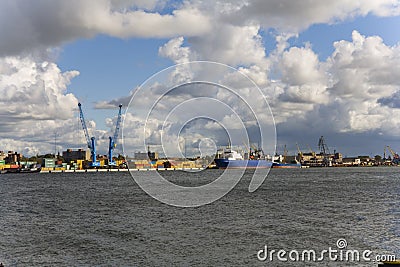 Lithuania, Klaipeda, port Stock Photo