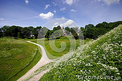 Lithuanian historic capital Kernave Stock Photo