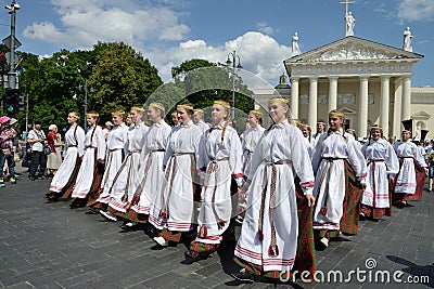 Lithuanian Song Celebration Editorial Stock Photo