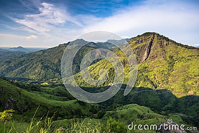 Little Adams peak in Ella, Sri Lanka. Stock Photo