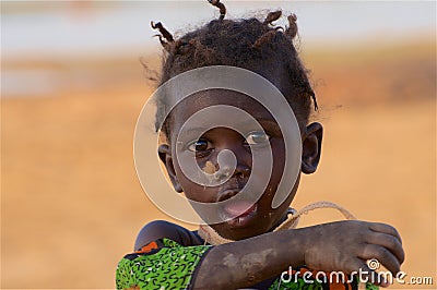 Little African girl Editorial Stock Photo