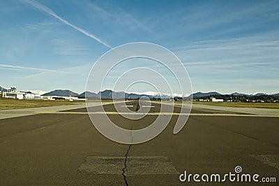 Little airstrip Stock Photo