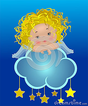 Little angel Vector Illustration