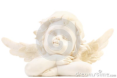Little angel figurine Stock Photo