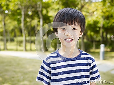 Little asian boy Stock Photo