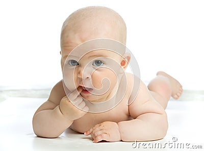 The little baby Stock Photo