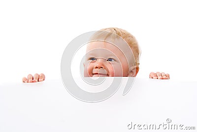 Little baby pry Stock Photo