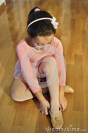 Little ballerina Stock Photo