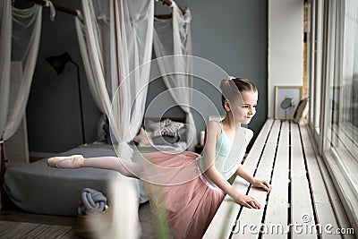 Little ballerina Stock Photo