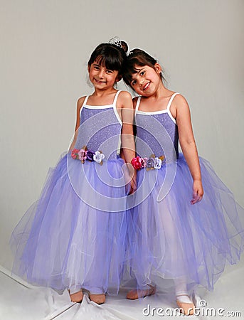 Little Ballerinas Stock Photo