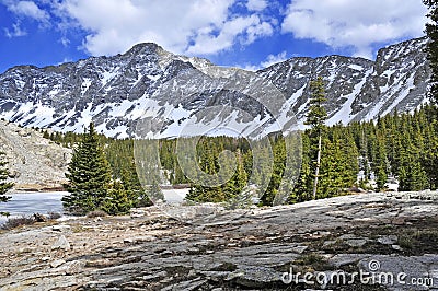 Little Bear Peak, Sangre de Cristo Range, Colorado Stock Photo