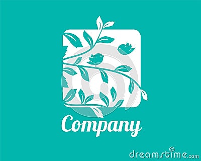 Little Birds Logo Template Vector Illustration