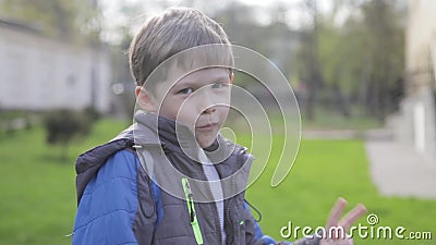 Little Boy Eating Chewing Gum, Candy Stock Video - Video of sweet ...