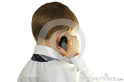 Little businessman Stock Photo