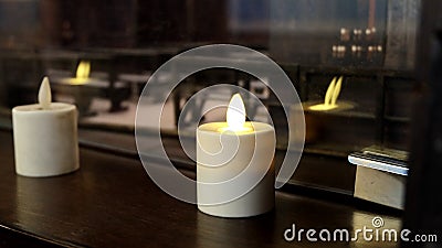 Little candle Stock Photo