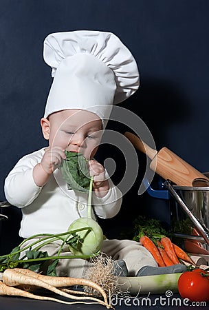 Little chef Stock Photo