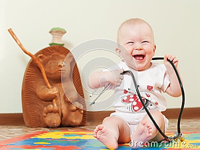 Little child baby Stock Photo