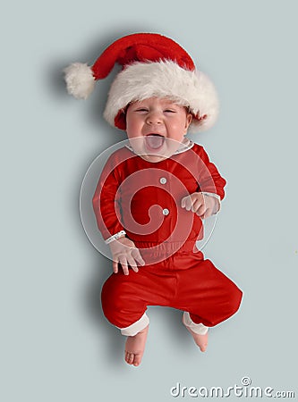 The little child - Santa Stock Photo