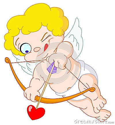 Little cupid Vector Illustration