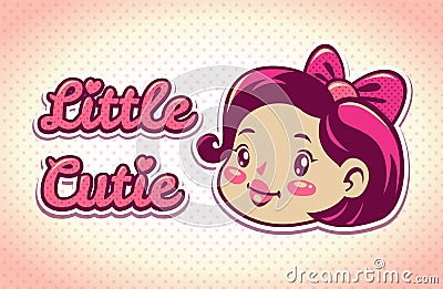 Little cutie illustration Cartoon Illustration