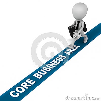 Core business area Stock Photo