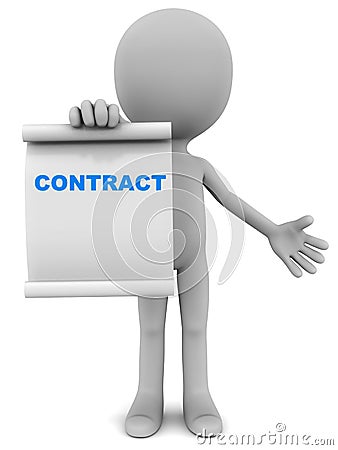 Contract Stock Photo