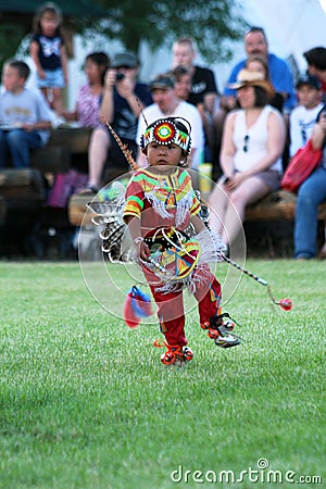 The Little Dancer - Powwow 2013 Editorial Stock Photo