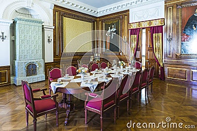 The Little Dining Hall Used as Living Room Editorial Stock Photo