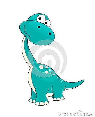 Little dinosaur Vector Illustration